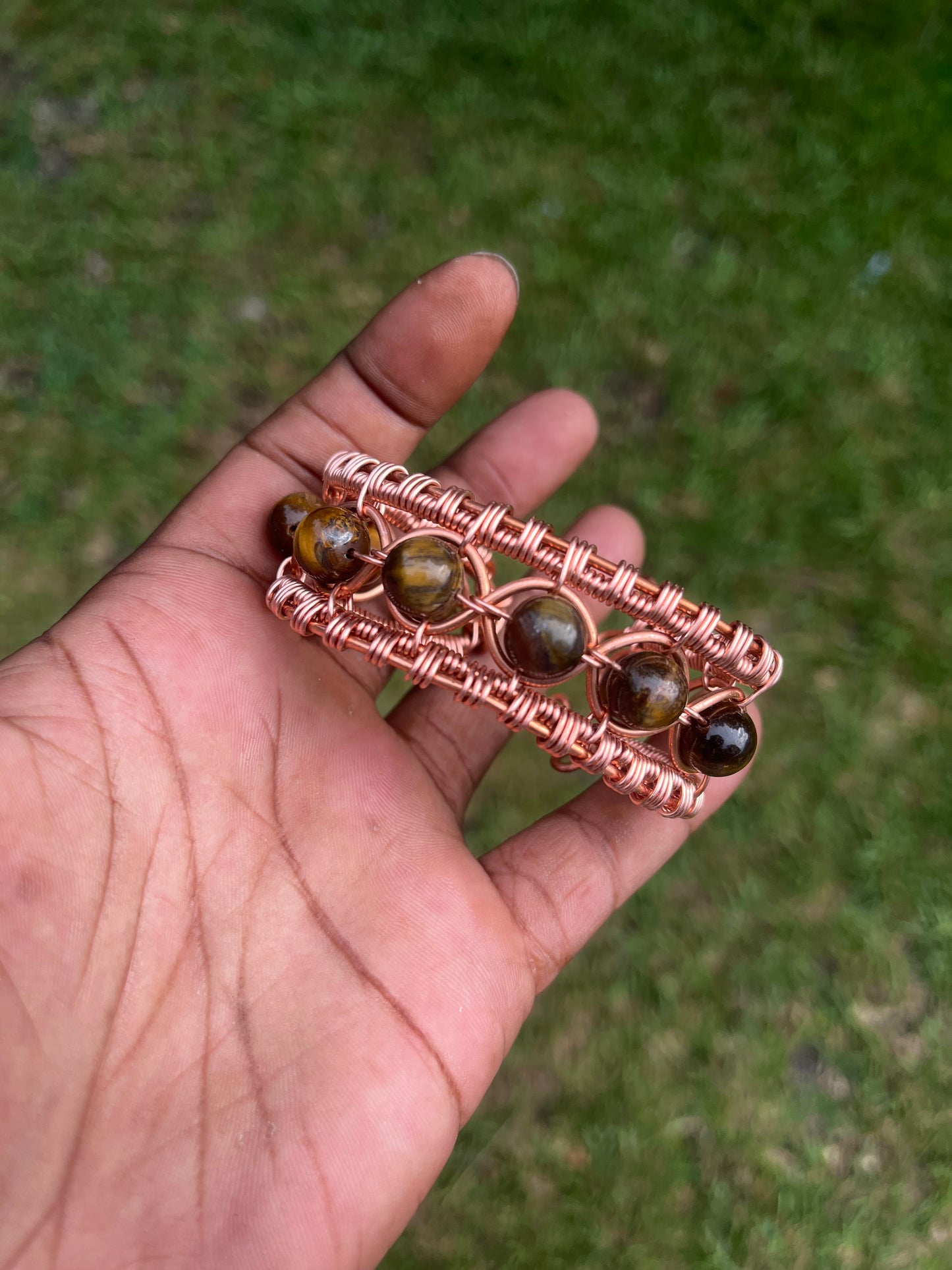 Gold Tiger’s Eye Goddess Bracelet