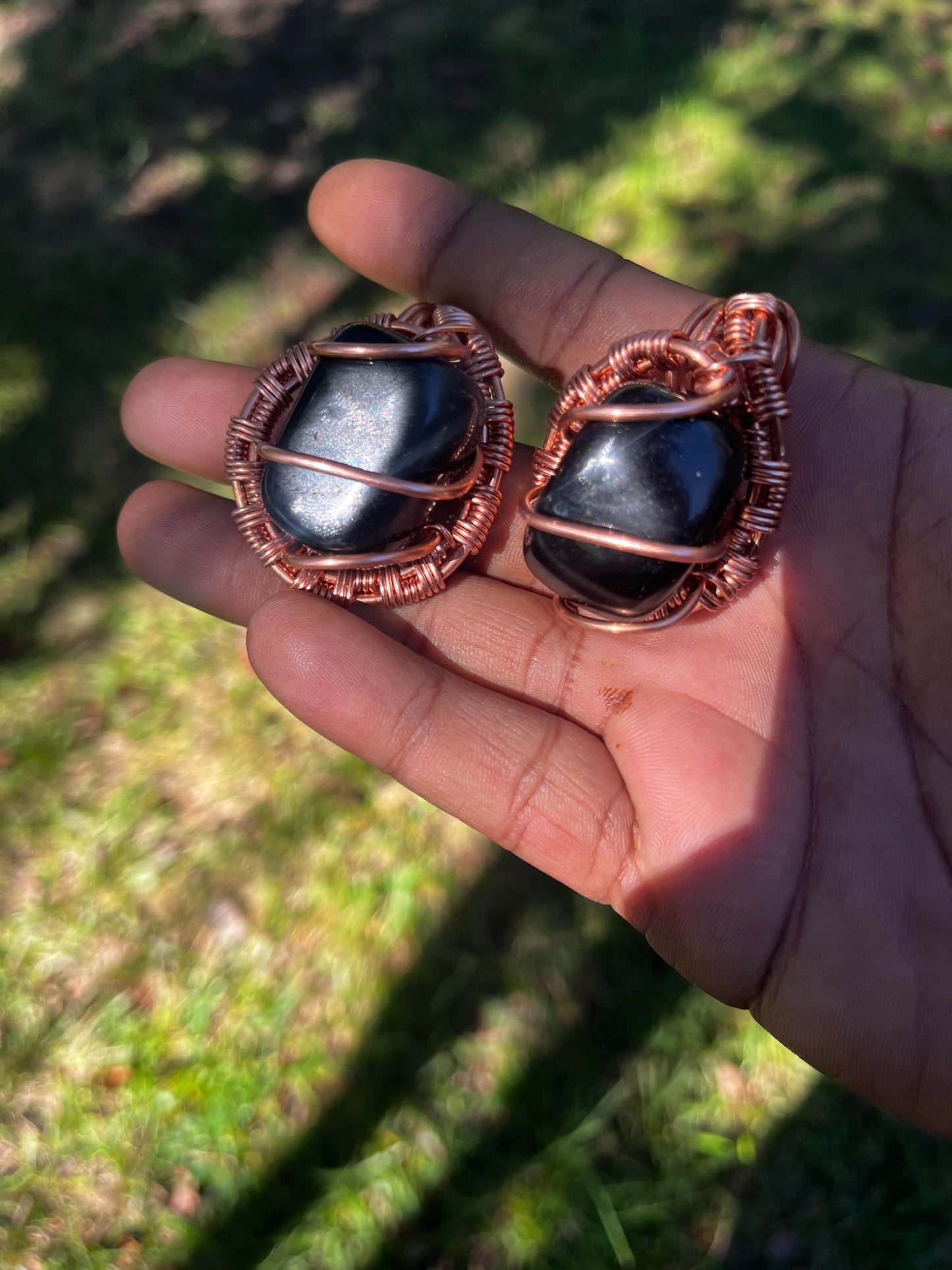 Black Obsidian Pendant