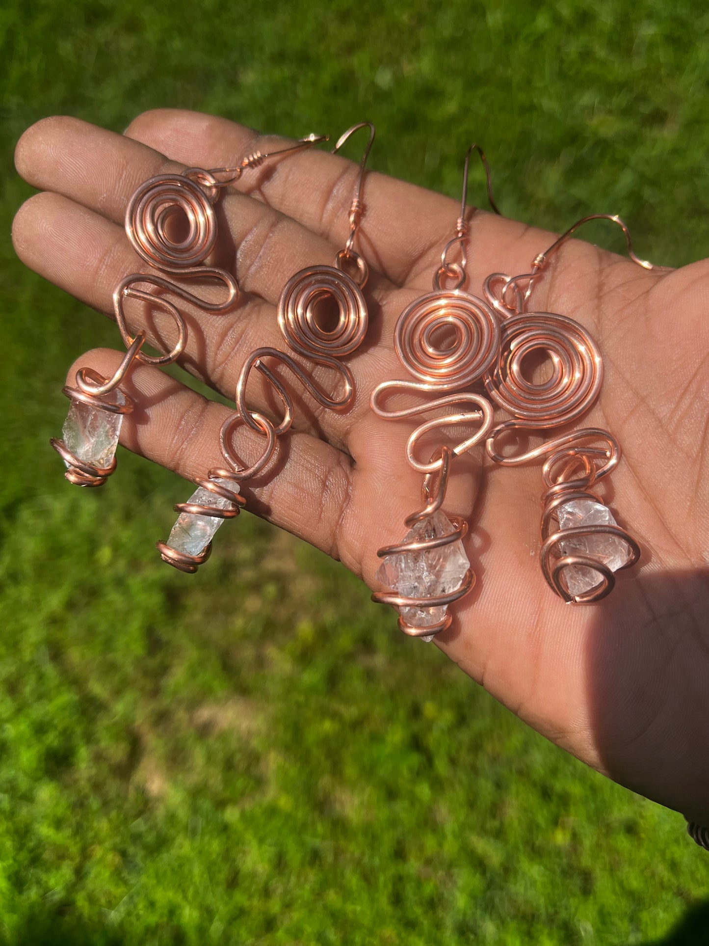 Clear Quartz Earrings