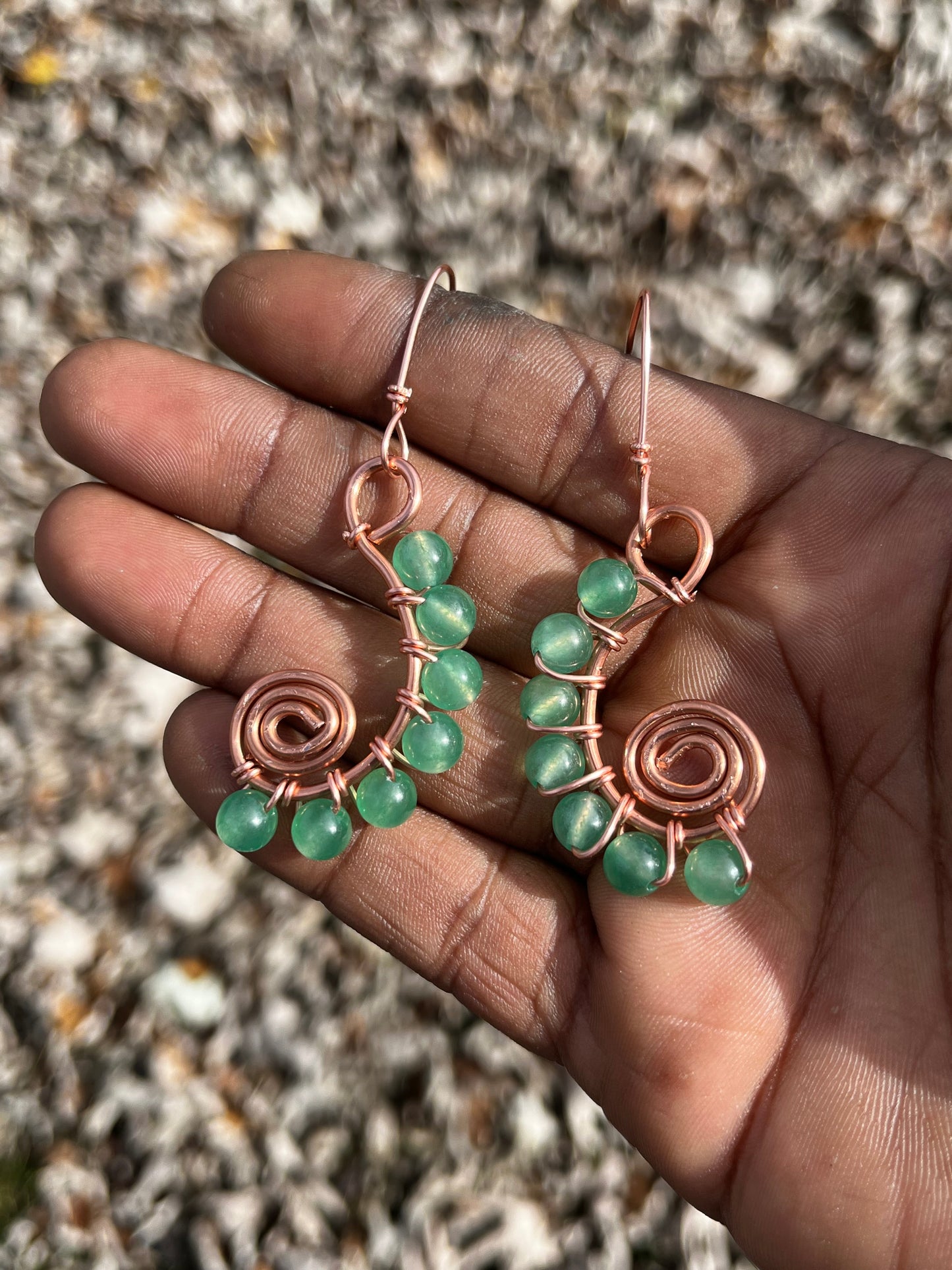 Green Aventurine Earrings