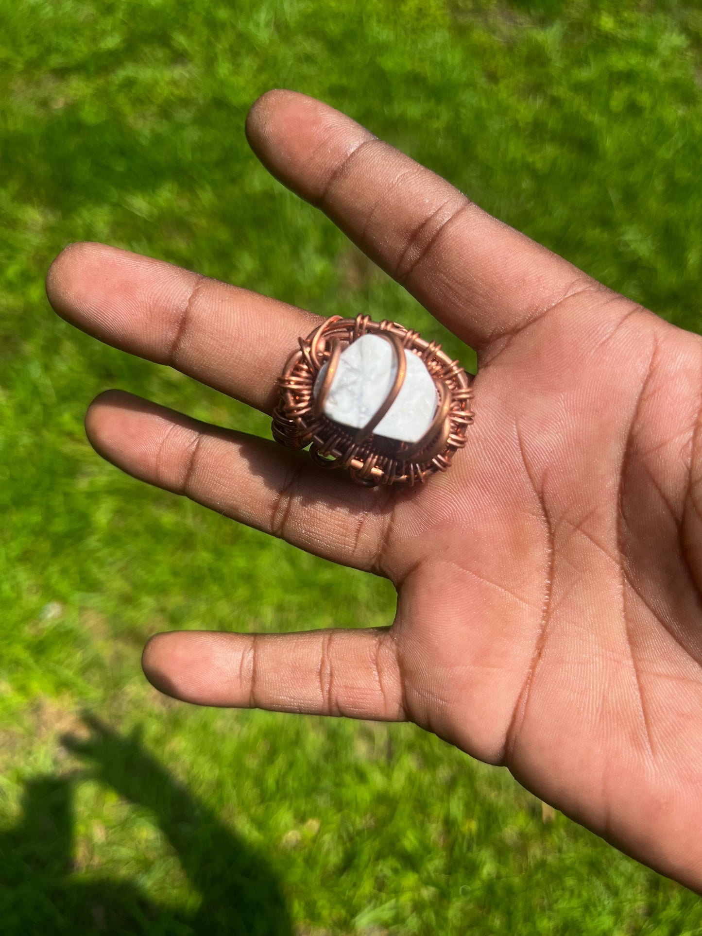 Howlite Ring