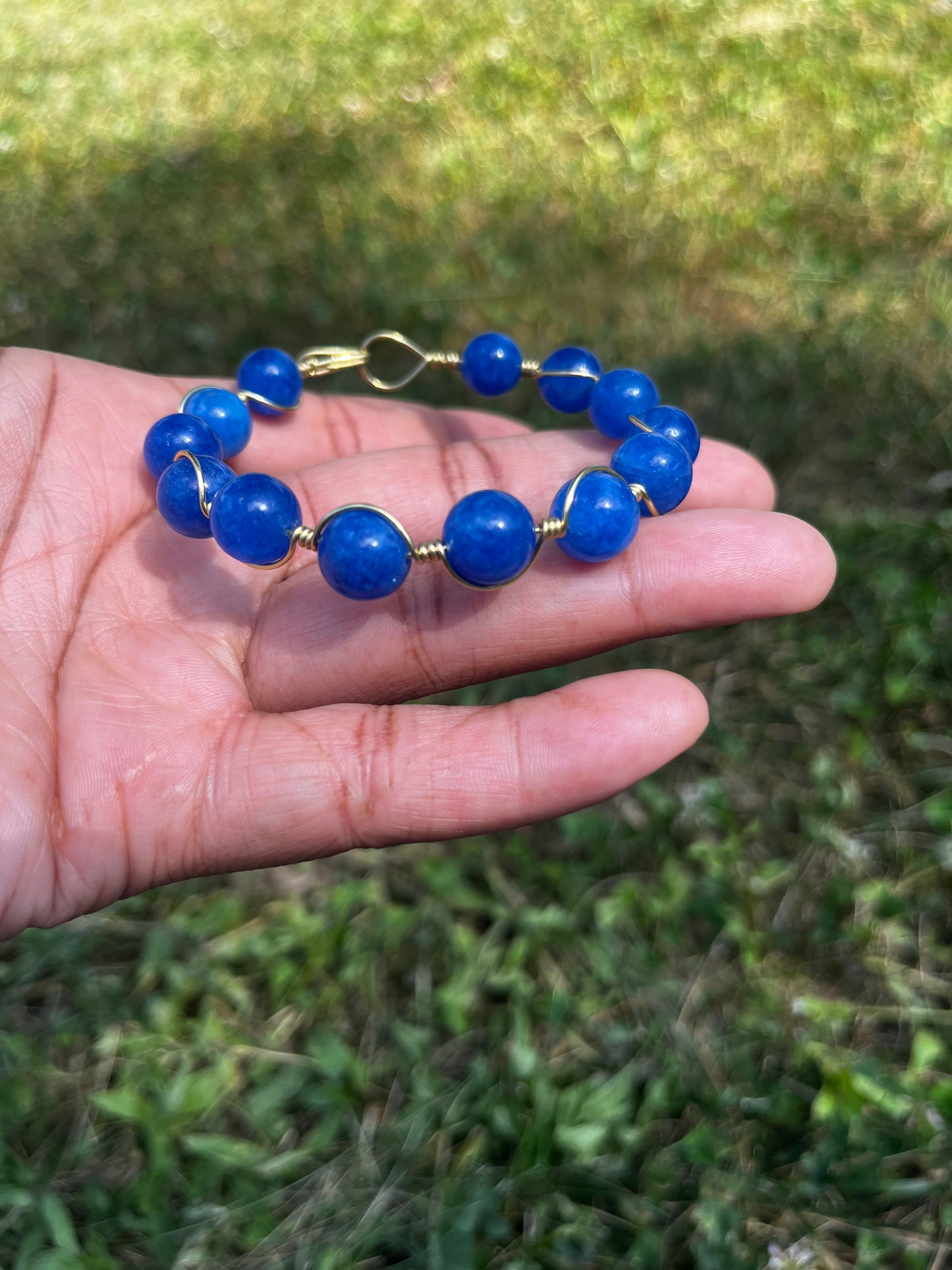 Blue Agate Bracelet