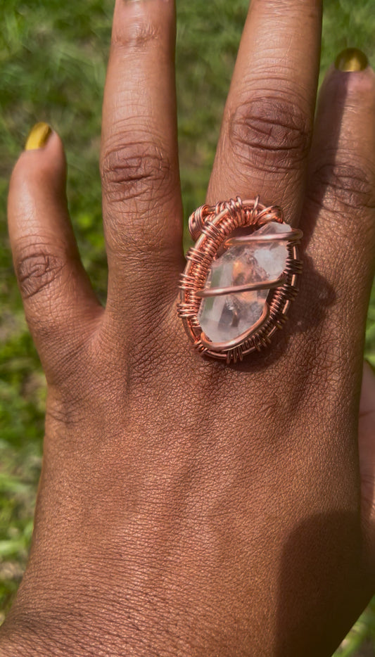 Clear Quartz Ring