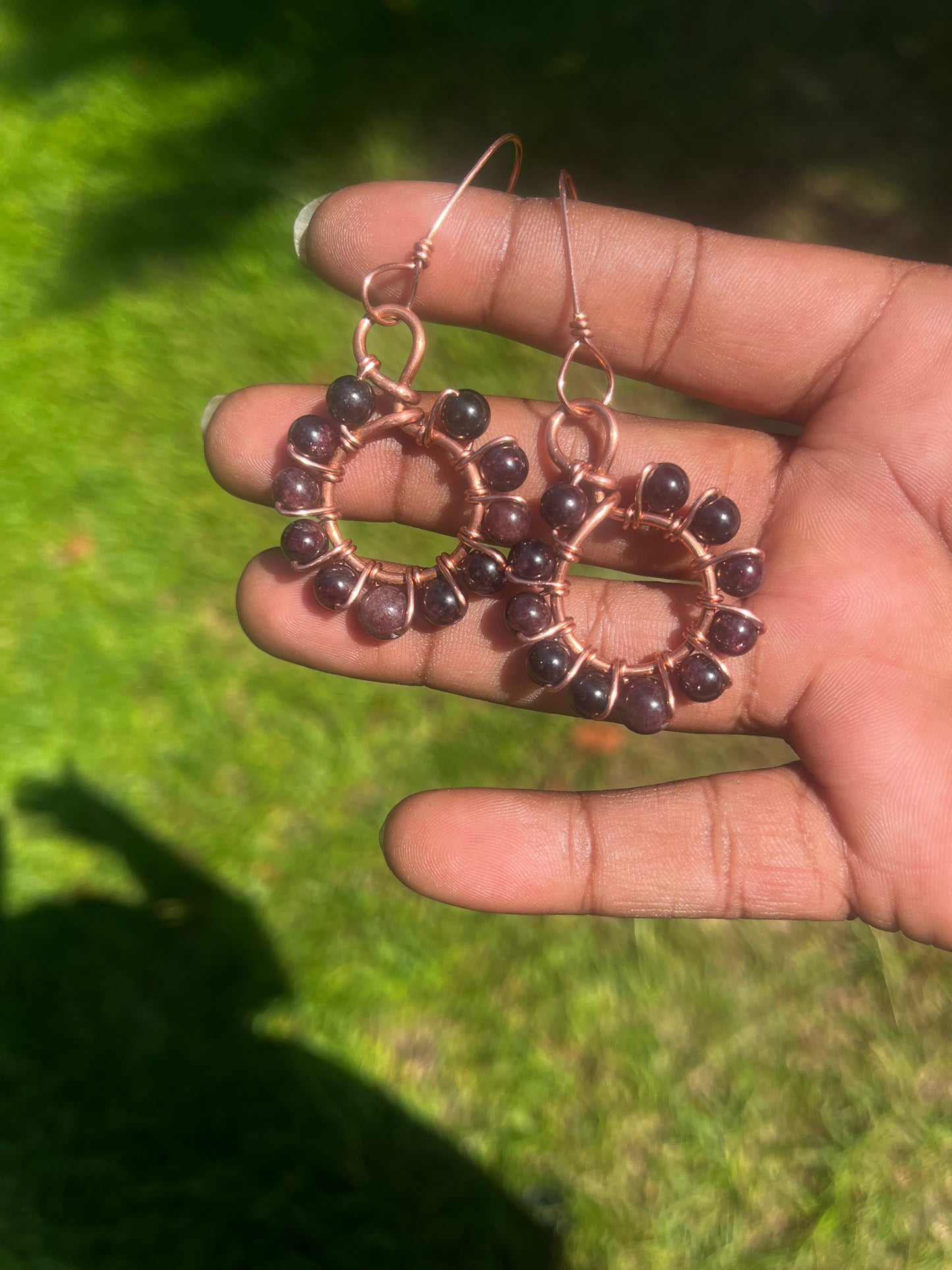 Garnet Earring’s