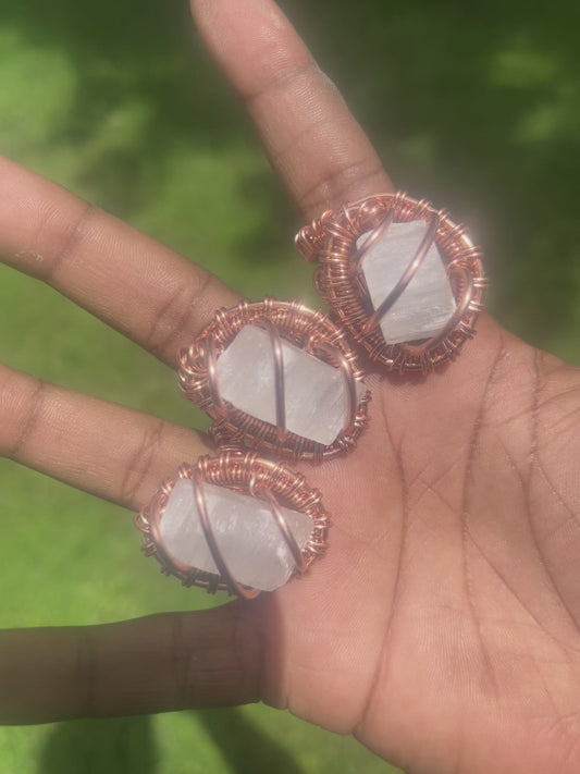 Selenite Rings