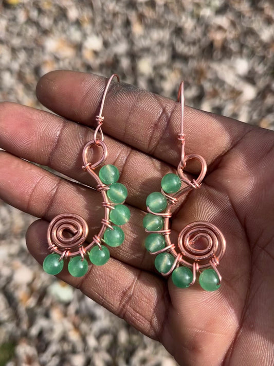 Green Aventurine Earrings