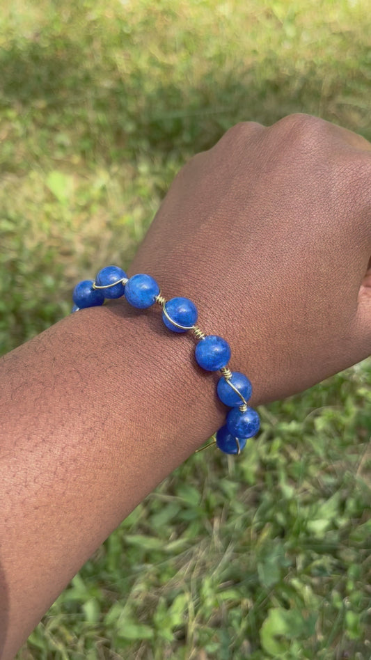 Blue Agate Bracelet