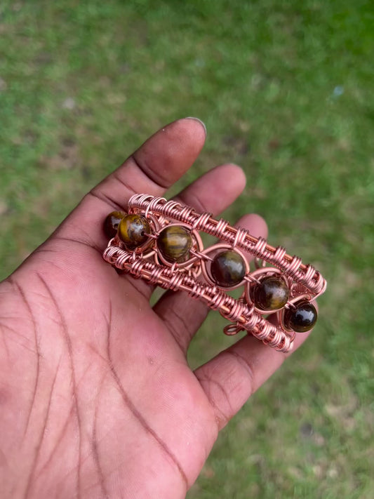 Gold Tiger’s Eye Goddess Bracelet