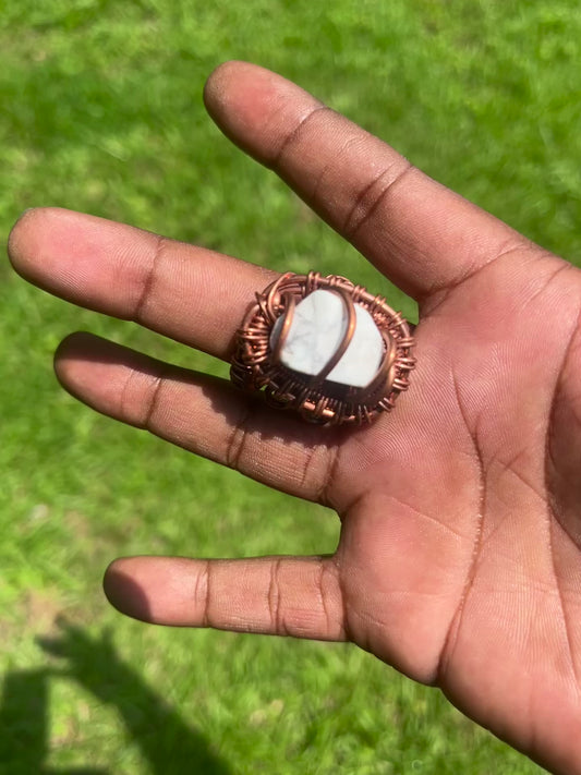 Howlite Ring